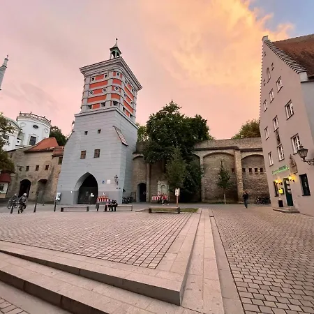 Apartamento Residenz Am Roten Tor Augsburgo